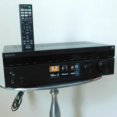 Sony STR-DH590 5.2 Multi-Channel 4K HDR AV Receiver with Bluetooth TESTED WORKS - Image 1 of 4