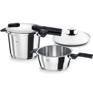 Juego de olla a presión Fissler 4 piezas Vitaquick 6 + 3 5 L Made in... - Imagen 1 de 2