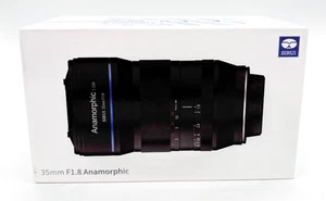 SIRUI Black SR35-L Mount 35mm F1.8 Anamorphic Lens Brand New - Picture 1 of 3