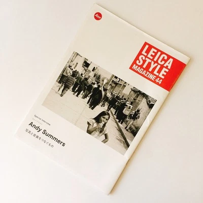 Leica STYLE MAGAZINE No.44  Japanese Book Published in Jun 2024 Andy Summers - Image 1 of 4
