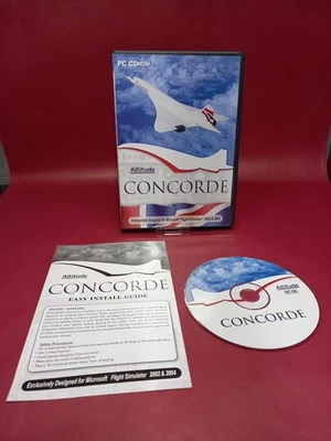 Altitude Concorde - Microsoft Flight Simulator 2002 & 2004 Add-On - PC CD-ROM - Image 1 of 2