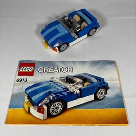 LEGO Creator 6913 Blue Roadster Complete w/ Manual Retired