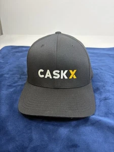 CASK X Hat Black Baseball Cap Size L/XL Flex Fit - Picture 1 of 10