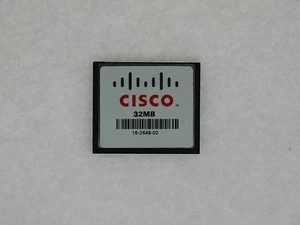 Cisco 32 MB Cf Compact Flash Karte Für 1841 2801 2811 2821 2851 3725 3745 Router - Bild 1 von 1