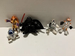 Star Wars Hasbro Playskool Galactic Heroes Rivals Imaginext Figure Toys Lot of 5 - Picture 1 of 6