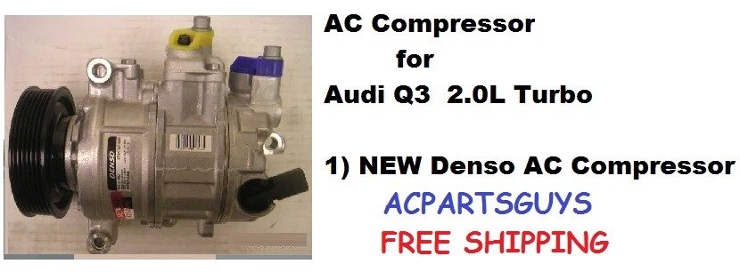 COMPRESOR DE AIRE ACONDICIONADO 2012 2013 2014 AUDI Q3 2.0T 1K0820808A DENSO Foto 1 de 1