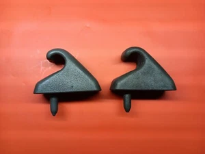 79-95 TOYOTA PICKUP 4RUNNER SUNVISER HOOKS HANGERS HOLDERS CLIPS RETAINERS GRAY - Picture 1 of 2