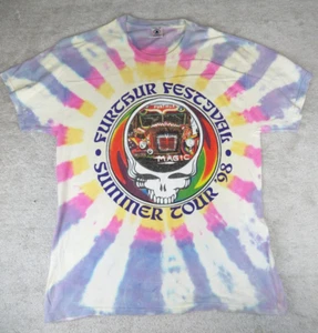 VTG Men's XL Grateful Dead Furthur Festival Summer Tour 1998 T Shirt Other Root - Picture 1 of 12