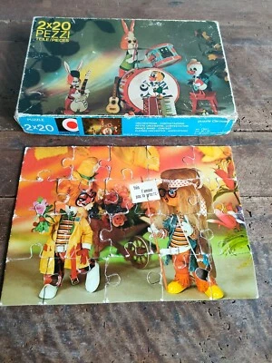 Puzzle Carousel Carosello Orchestrina Clementoni 20x2 Pezzi Vintage anni 70/80 - Immagine 1 di 4