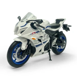 1/12 Scale Suzuki GSX-R1000 Motorcycle Model Diecast Motorbike Model Toy White - Picture 1 of 11