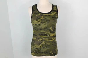 Women’s Military Camo Athletic Yoga Tank Top Size L Large - Picture 1 of 4