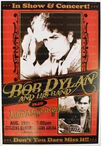 Póster de concierto de Bob Dylan Ontario 2010 - Imagen 1 de 2