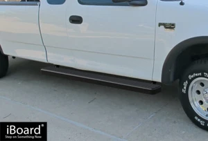 APS Running Boards 5-inch Black Fit 99-03 Ford F150 F250 Light Duty Super Cab - Picture 1 of 6
