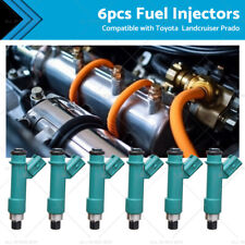 6x Fuel Injectors Suitable For Landcruiser Prado FJ Cruiser Hilux 1GRFE V6 4.0L