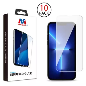 Confezione 10 Pellicola Protettiva Schermo Vetro Temperato Trasparente per iPhone 13 Pro Max (6.7") - Foto 1 di 8