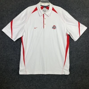 Ohio State Buckeyes Mens Dri Fit Short Sleeve Polo Shirt Size XL - Picture 1 of 14