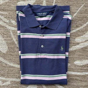 Polo Golf Ralph Lauren Hemd Herren Medium M Kurzarm gestreift 100% Pima Baumwolle - Bild 1 von 6