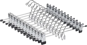 Paquete de 26 perchas metálicas resistentes para faldas y pantalones - Bild 1 von 12