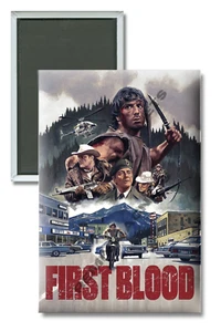 Rambo First Blood 1982 Filmplakat 2" x 3" Kühlschrankmagnet - Bild 1 von 3