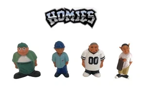 Vintage Homies Mini Figure Set Lot of 4 Different Series - Mint ! - Picture 1 of 2