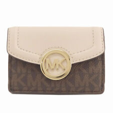 Michael Kors   Bifold Wallet with Coin Pocket MK signature Leather