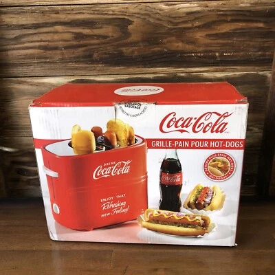 Nostalgia Coca Cola HDT600COKE Pop-Up Hot Dog Toaster - Image 1 of 4