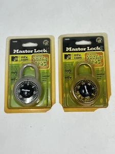 MTV 2001 Master Lock 1500D Zahlen-Vorhängeschloss 2 Stück - Bild 1 von 3