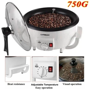 Máquina tostadora eléctrica de granos de café 110 V 1200 W para uso doméstico granos de café panadero EE. UU. - Imagen 1 de 15