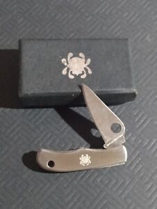 NEW ~ SPYDERCO Bug Stainless Steel Slip-Joint Folding Pocket Knife ~ C133P