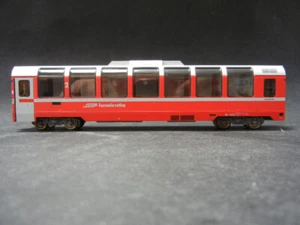 Vemo 3694 132 RhB Bp 2522 coche panorámico H0 carril de regulación 16,5 mm mercancía nueva - Imagen 1 de 5