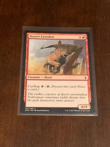 Magic the Gathering Amonkhet Desert Cerodon - Picture 1 of 2