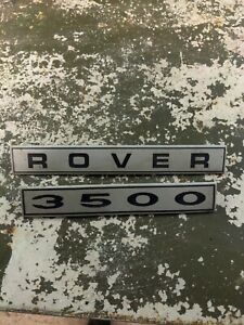 Rover P6 3500 Metal Wing And Boot Badges