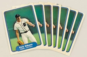 (7) Kirk Gibson 1982 Fleer Baseball NM Card Lot #267 - Picture 1 of 2