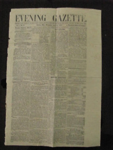 Civil War Natchez Mississippi Evening Gazette Confederate Newspaper