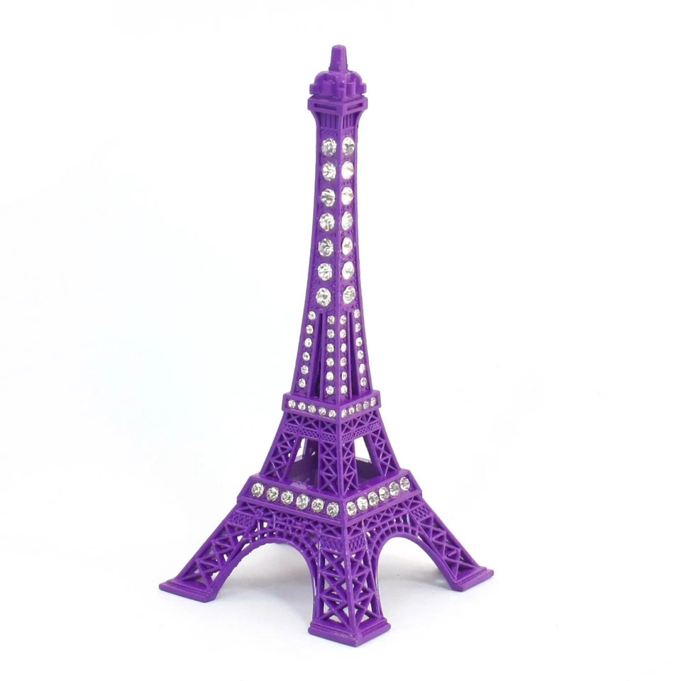Violet 3D en métal de Style éclairage Tour Eiffel Décoration-Coffret cadeau - Photo 1/1
