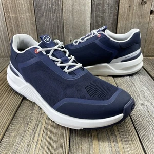 Peter Millar Camberfly Knit Iron Blue Slip On Sneaker MA23EF30 Mens Size 8 - EUC - Picture 1 of 14