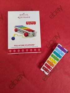 Hallmark Keepsake PULL-A-TUNE XYLOPHONE Christmas Ornament Fisher Price - Picture 1 of 9