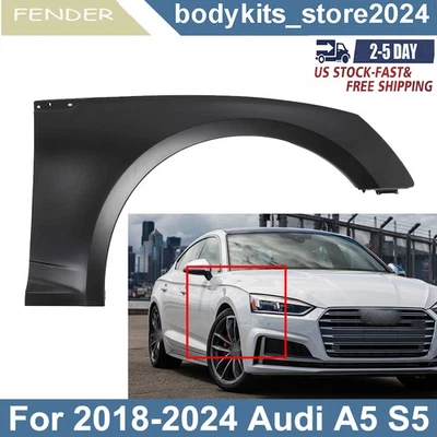 Front Right Side Fender For 2018 2019 2020-2024 Audi A5 Quattro S5 Sportback - Imagem 1 de 4