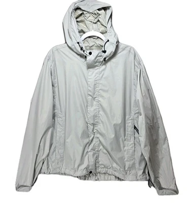 Iceberg Outerwear Chaqueta de Lluvia Para Mujer 1X Empacable Cortavientos Con Capucha Utilidad Cremallera Foto 1 de 4