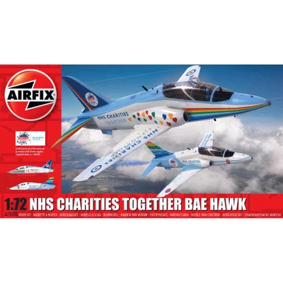 NHS CHARITIES TOGETHER BAE HAWK KIT 1:72 Airfix Kit Aerei Nouveau modèle - Photo 1/2