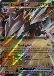 Pokemon TCG Excadrill ex 046/086 Holofoil SV: Black Bolt Double Rare - Picture 1 of 2