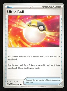 Ultra Ball 091/091 Regular Near Mint Pokemon TCG S&V Paldean Fates PAF - Picture 1 of 1