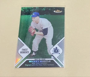 2006 Topps Finest Mickey Mantle Refractor 052/199 Yankees MLB Trading Card - Picture 1 of 2