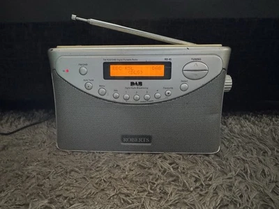 Rádio portátil Roberts Gemini 45 RD-45 DAB RDS & FM com adaptador de energia GWO - Imagem 1 de 4