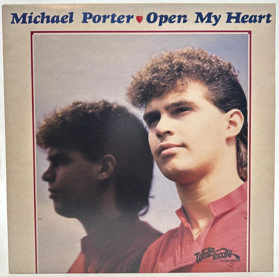 MICHAEL PORTER "Open My Heart" LP 1985 Whitebrooke Music Group  – CT-26 - Image 1 of 4
