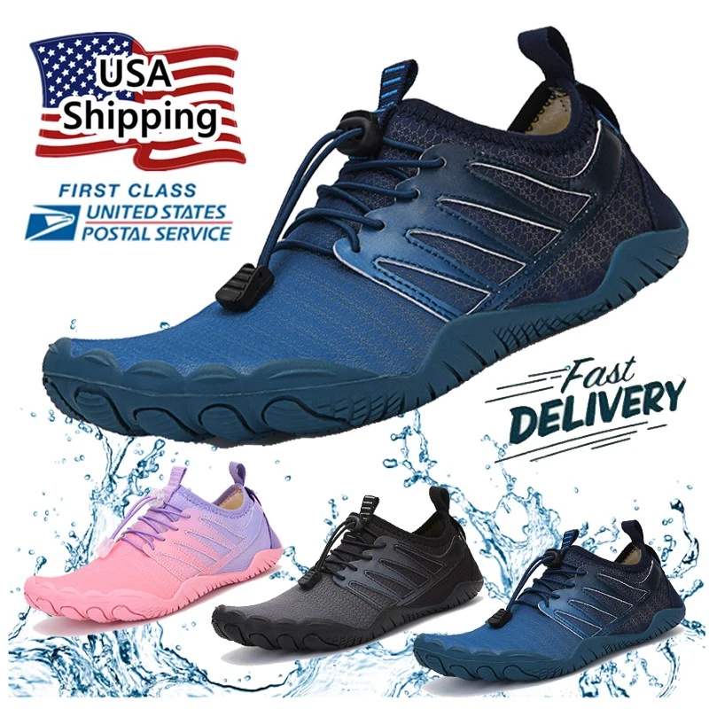 Water Shoes Quick Dry Barefoot for Swim Diving Surf Aqua Sport Beach Vacation - Image 1 of 4