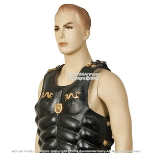 Roman Lion Genuine Leather Cuirass Breast Plate Armor Legion Armour with Aprons - Picture 1 of 9
