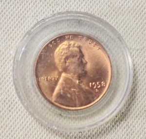 1958 Lincoln Wheat Penny Error - Picture 1 of 3