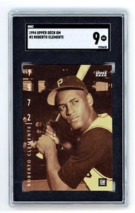 Roberto Clemente 1994 Upper Deck GM #2 SGC 9 MT The American Epic - Bild 1 von 6