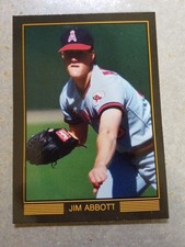 Jim Abbott California Angels Pitcher 1989 Baseball's Hottest Stars #3 NM
